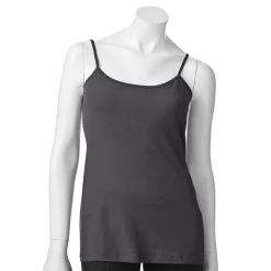 Women's Sonoma Goods For Life® Everyday Built-In Support Camisole -StyleUp Sales Store 2433356 Asphalt