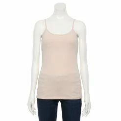 Women's Sonoma Goods For Life® Everyday Built-In Support Camisole -StyleUp Sales Store 2433356 Blush