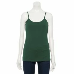 Women's Sonoma Goods For Life® Everyday Built-In Support Camisole -StyleUp Sales Store 2433356 Indulgent Green