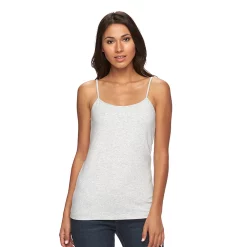 Women's Sonoma Goods For Life® Everyday Built-In Support Camisole -StyleUp Sales Store 2433356 Moonbeam Heather