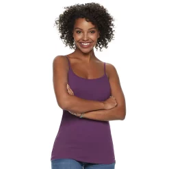 Women's Sonoma Goods For Life® Everyday Built-In Support Camisole -StyleUp Sales Store 2433356 Plum Quartz