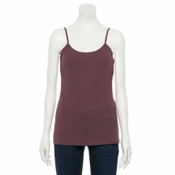 Women's Sonoma Goods For Life® Everyday Built-In Support Camisole -StyleUp Sales Store 2433356 Purple