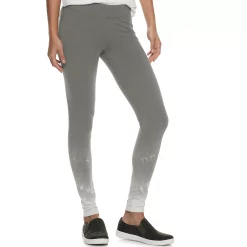 Women's Sonoma Goods For Life® Midrise Leggings -StyleUp Sales Store 2946661 Gray Dye Effect