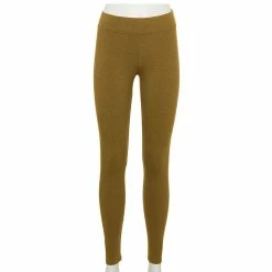 Women's Sonoma Goods For Life® Midrise Leggings -StyleUp Sales Store 2946661 Olive Green