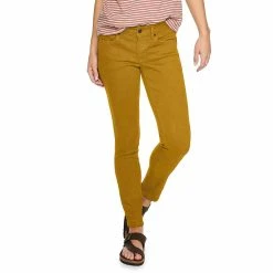 Women's Sonoma Goods For Life® Supersoft Stretch Midrise Skinny Jeans -StyleUp Sales Store 2954787 Warm Ginger