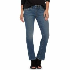 Petite Sonoma Goods For Life® Midrise Bootcut Jeans -StyleUp Sales Store 2986301 Medium Wash