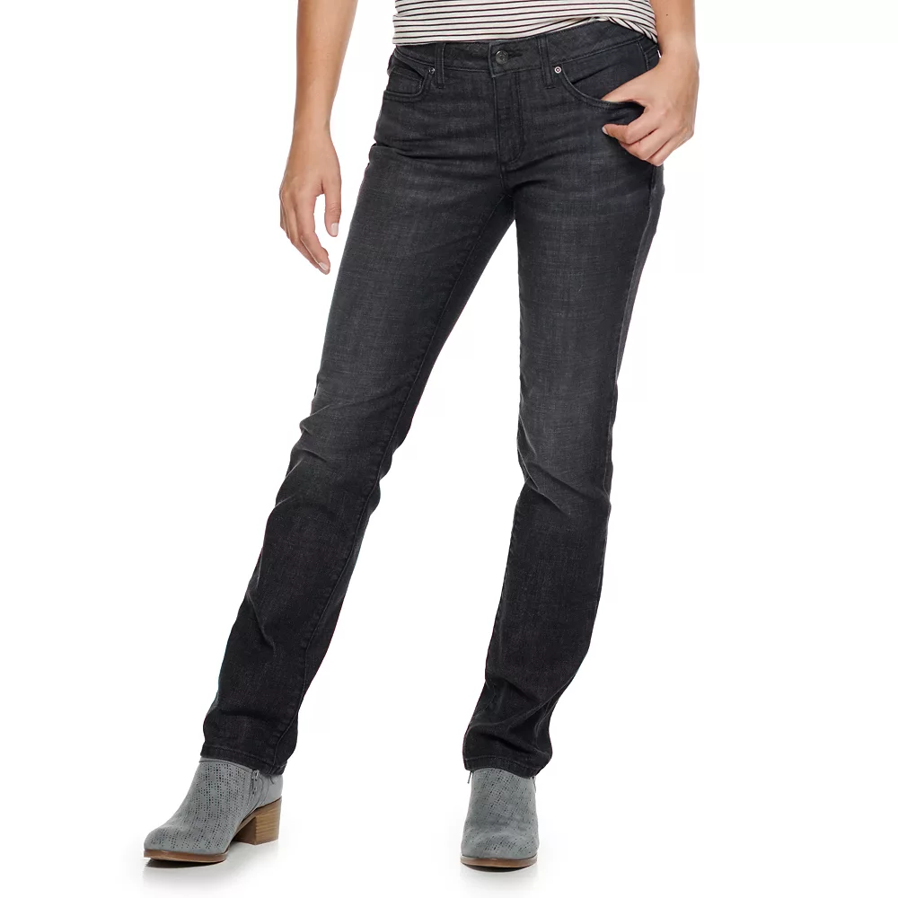 Women's Sonoma Goods For Life® Supersoft Midrise Straight-Leg Jeans 16 Women's Sonoma Goods For Life® Supersoft Midrise Straight-Leg Jeans - Image 14