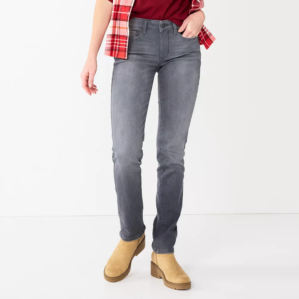 Women's Sonoma Goods For Life® Supersoft Midrise Straight-Leg Jeans 5 Women's Sonoma Goods For Life® Supersoft Midrise Straight-Leg Jeans - Image 3