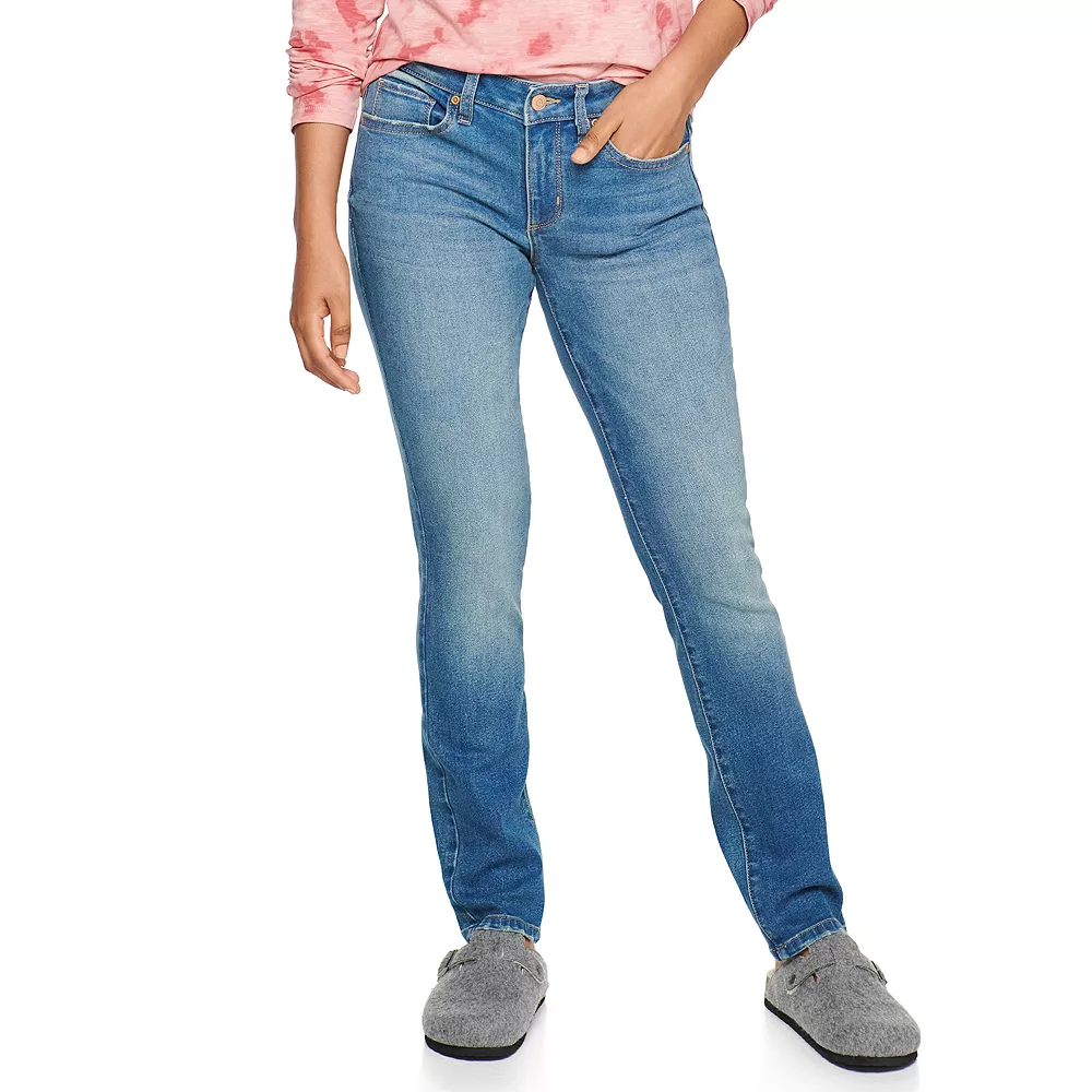 Women's Sonoma Goods For Life® Supersoft Midrise Straight-Leg Jeans 15 Women's Sonoma Goods For Life® Supersoft Midrise Straight-Leg Jeans - Image 13