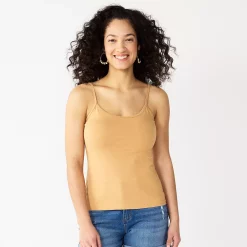 Women's Sonoma Goods For Life® Everyday Camisole 86 Women's Sonoma Goods For Life® Everyday Camisole -StyleUp Sales Store 3223700 Camel
