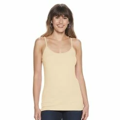 Women's Sonoma Goods For Life® Everyday Camisole 63 Women's Sonoma Goods For Life® Everyday Camisole -StyleUp Sales Store 3223700 Ivory