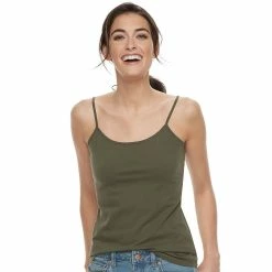Women's Sonoma Goods For Life® Everyday Camisole 56 Women's Sonoma Goods For Life® Everyday Camisole -StyleUp Sales Store 3223700 Olive Night