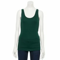 Women's Sonoma Goods For Life® Layering Tank -StyleUp Sales Store 3381138 Emerald