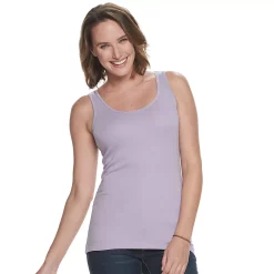 Women's Sonoma Goods For Life® Layering Tank -StyleUp Sales Store 3381138 French Lilac