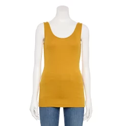 Women's Sonoma Goods For Life® Layering Tank -StyleUp Sales Store 3381138 Gold