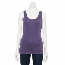 Women's Sonoma Goods For Life® Layering Tank -StyleUp Sales Store 3381138 Grape Arbor