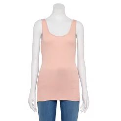 Women's Sonoma Goods For Life® Layering Tank -StyleUp Sales Store 3381138 Light Pink