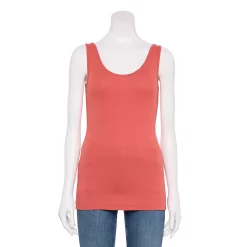Women's Sonoma Goods For Life® Layering Tank -StyleUp Sales Store 3381138 Mauve