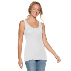 Women's Sonoma Goods For Life® Layering Tank -StyleUp Sales Store 3381138 New White