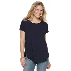 Women's Sonoma Goods For Life® Supersoft Dolman Tunic -StyleUp Sales Store 3509904 Navy Luxe