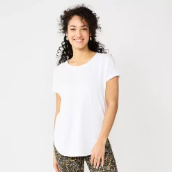 Women's Sonoma Goods For Life® Supersoft Dolman Tunic -StyleUp Sales Store 3509904 New White