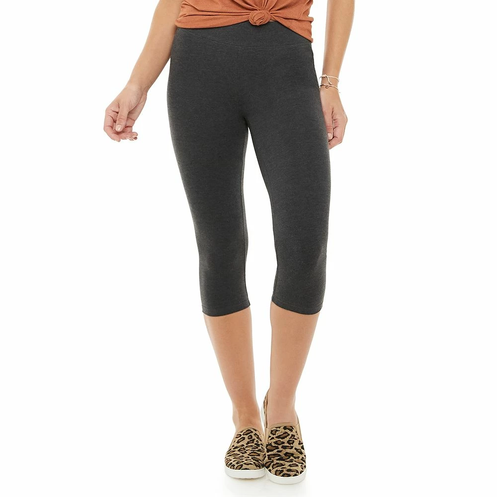 Women's Sonoma Goods For Life® Wide-Waist Capri Leggings 8 Women's Sonoma Goods For Life® Wide-Waist Capri Leggings - Image 6