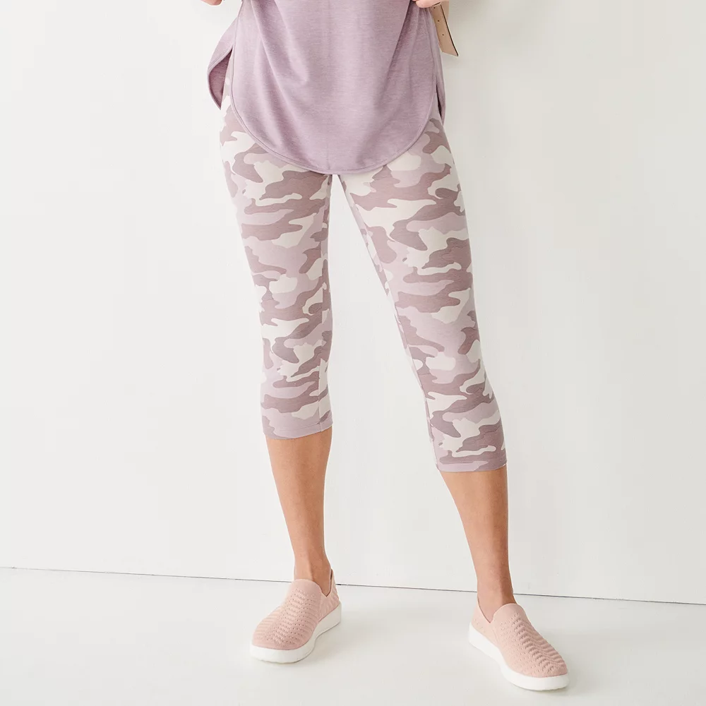 Women's Sonoma Goods For Life® Wide-Waist Capri Leggings 10 Women's Sonoma Goods For Life® Wide-Waist Capri Leggings - Image 8