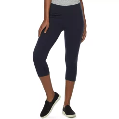 Women's Sonoma Goods For Life® Wide-Waist Capri Leggings 46 Women's Sonoma Goods For Life® Wide-Waist Capri Leggings -StyleUp Sales Store 3584124 Sea Power