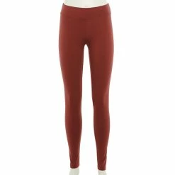 Petite Sonoma Goods For Life® Essential Leggings -StyleUp Sales Store 3587570 Delicate Wine