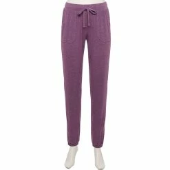 Women's Sonoma Goods For Life® Essential Banded-Bottom Pajama Pants -StyleUp Sales Store 3671898 Plum