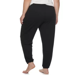 Plus Size Sonoma Goods For Life® Elastic Hem Essential Pajama Pants -StyleUp Sales Store 3671959 ALT