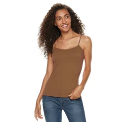 Petite Sonoma Goods For Life™ Everyday Camisole -StyleUp Sales Store 3687455 Chestnut Brown