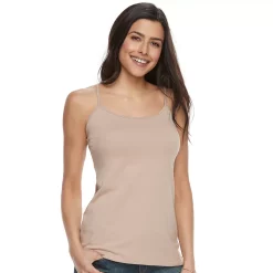 Petite Sonoma Goods For Life™ Everyday Camisole -StyleUp Sales Store 3687455 Dapper Tan