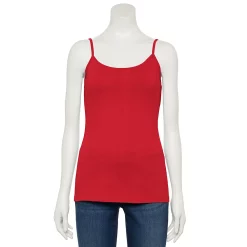 Petite Sonoma Goods For Life™ Everyday Camisole -StyleUp Sales Store 3687455 Red