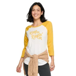 Women's Sonoma Goods For Life® Baseball Tee -StyleUp Sales Store 4008826 Keep On Keepen On