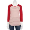 Women's Sonoma Goods For Life® Baseball Tee -StyleUp Sales Store 4008826 Red Stripe