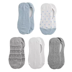 Women's Sonoma Goods For Life® 5-Pack No-Show Socks -StyleUp Sales Store 4133288 ALT11