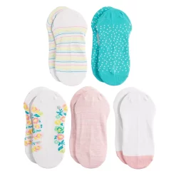 Women's Sonoma Goods For Life® 5-Pack No-Show Socks -StyleUp Sales Store 4133288 ALT4