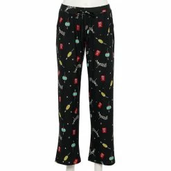 Women's Sonoma Goods For Life® Cozy Pajama Pants -StyleUp Sales Store 4211999 Black New Year