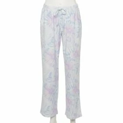 Women's Sonoma Goods For Life® Cozy Pajama Pants -StyleUp Sales Store 4211999 Purple Tie Dye