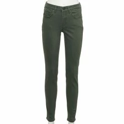 Women's Sonoma Goods For Life® Curvy High-Waisted Skinny Jeans -StyleUp Sales Store 4342530 Dark Gray