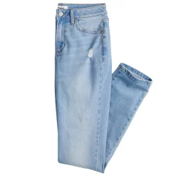 Women's Sonoma Goods For Life® Straight-Leg High-Waisted Curvy Jeans -StyleUp Sales Store 4380113 ALT5