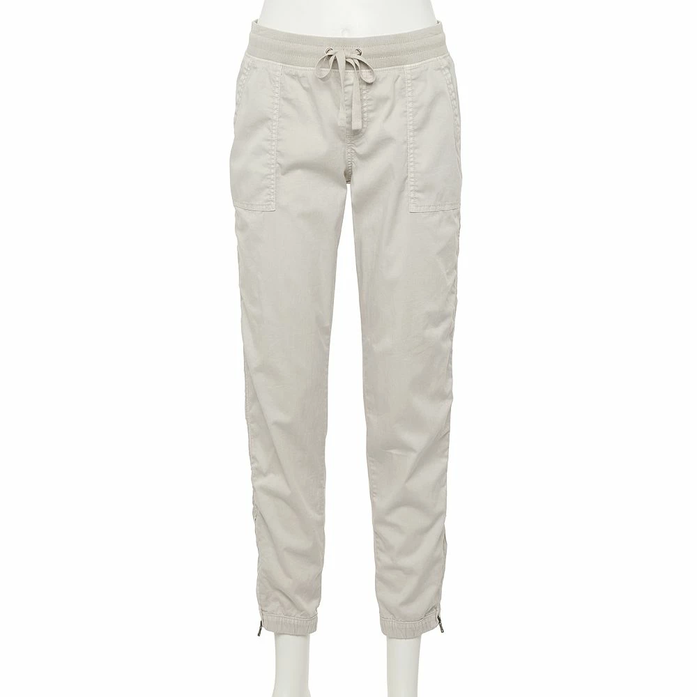 Women's Sonoma Goods For Life® Zipper-Hem Elastic-Waist Utility Jogger Pants 6 Women's Sonoma Goods For Life® Zipper-Hem Elastic-Waist Utility Jogger Pants - Image 4