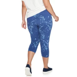 Plus Size Sonoma Goods For Life® Knit Capri Leggings -StyleUp Sales Store 4878367 ALT