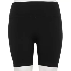 Plus Size Sonoma Goods For Life® High-Waisted Bike Shorts -StyleUp Sales Store 4891853 Black