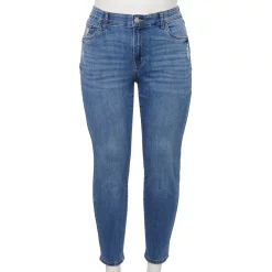 Plus Size Sonoma Goods For Life® Premium Mid-Rise Skinny Jeans -StyleUp Sales Store 4916151 Manor