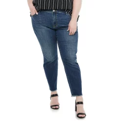 Plus Size Sonoma Goods For Life® Premium Mid-Rise Skinny Jeans -StyleUp Sales Store 4916151 Medium Wash