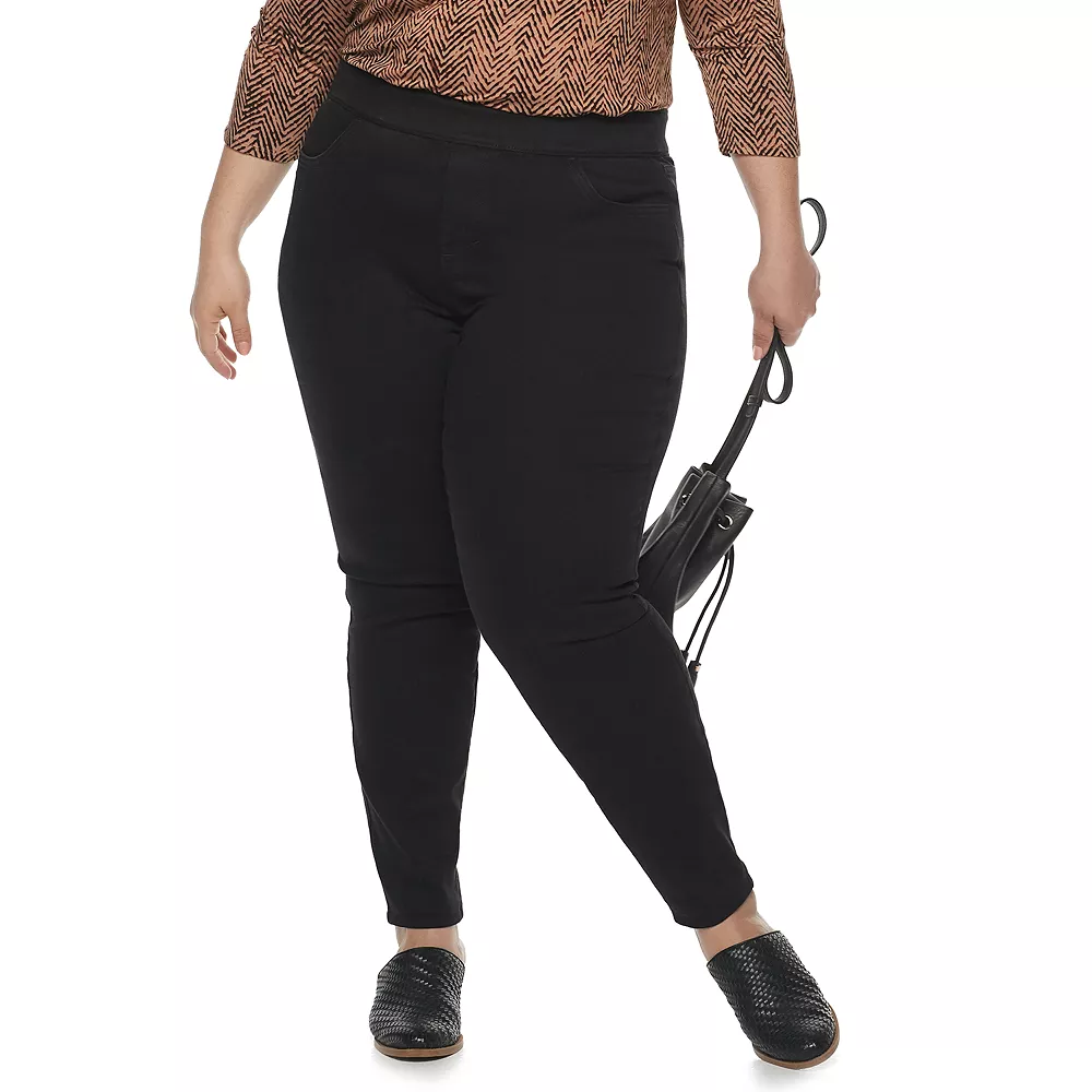 Plus Size Sonoma Goods For Life® Comfortable Favorite Mid-Rise Jeggings 3 Plus Size Sonoma Goods For Life® Comfortable Favorite Mid-Rise Jeggings
