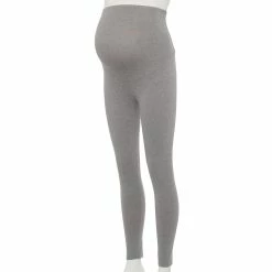 Maternity Sonoma Goods For Life® Full Belly Panel Leggings -StyleUp Sales Store 4959690 Heather Gray