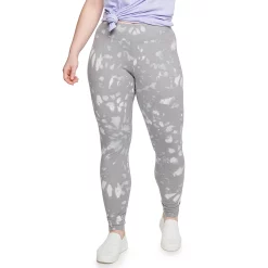 Plus Size Sonoma Goods For Life® Midrise Leggings -StyleUp Sales Store 4966829 Light Gray Dye